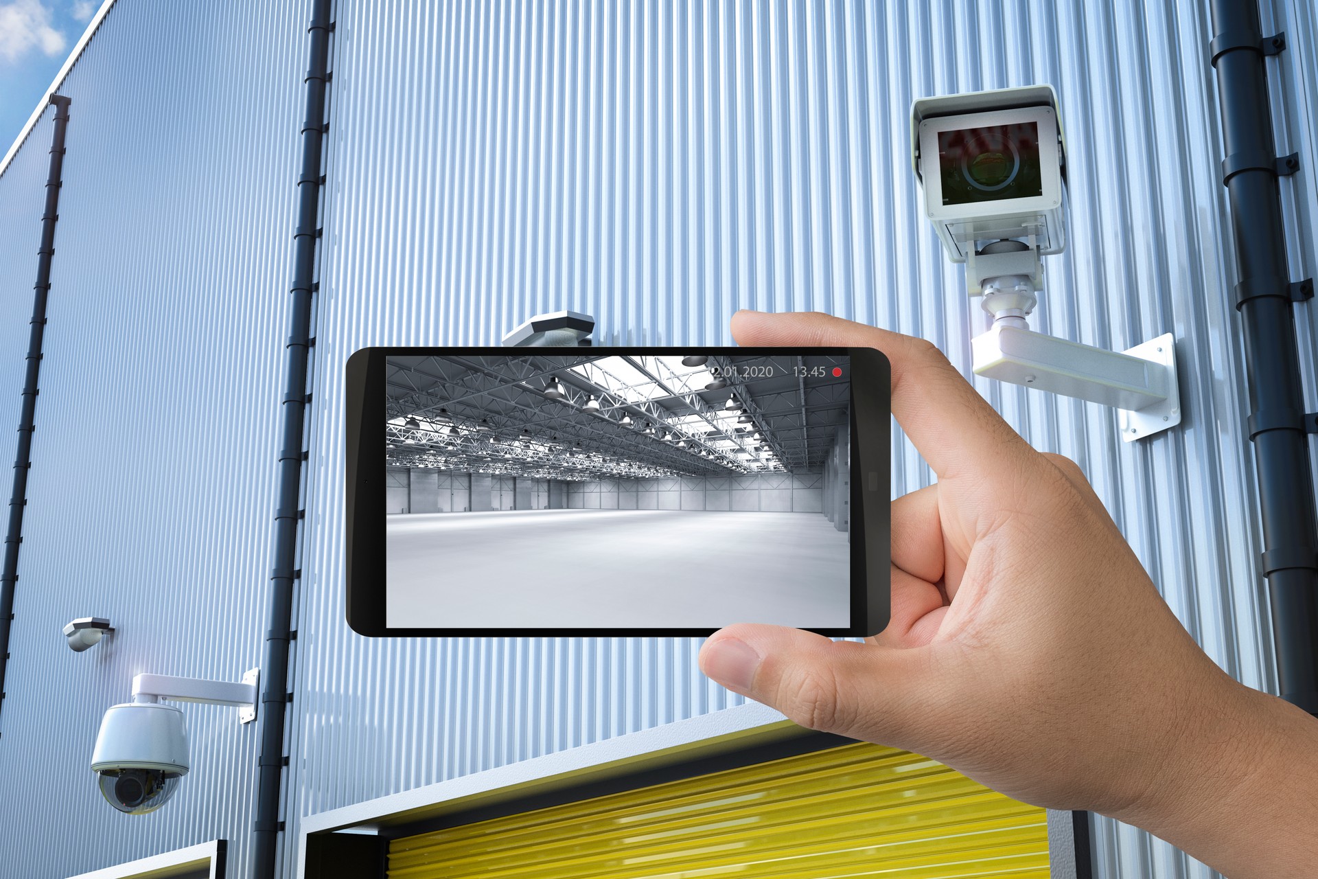 mobile connect with security camera