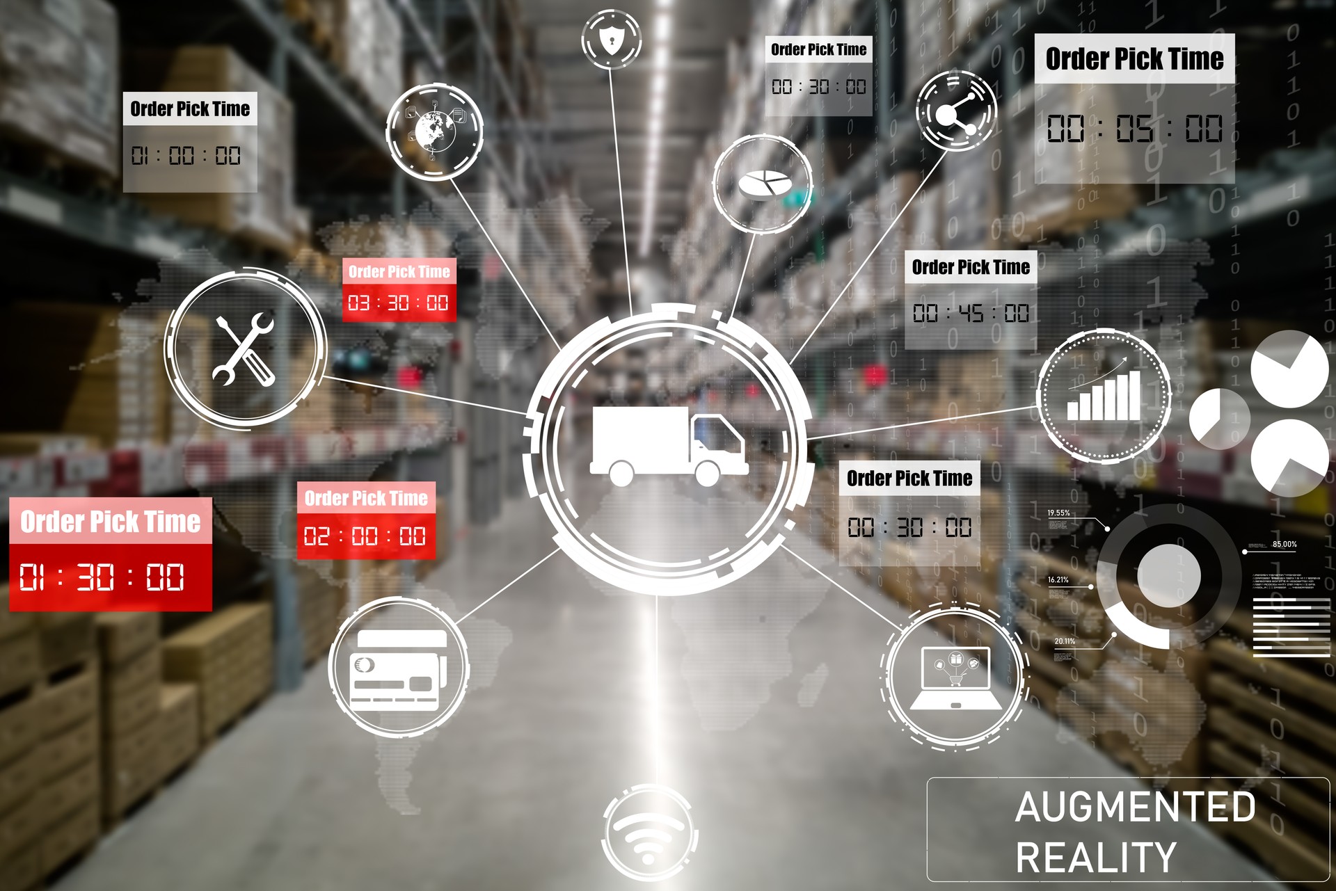 Smart warehouse management system using augmented reality technology